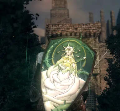 Grass Crest Shield Gwyndolin