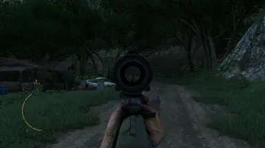 fixed optical sight reticle now get full scope field