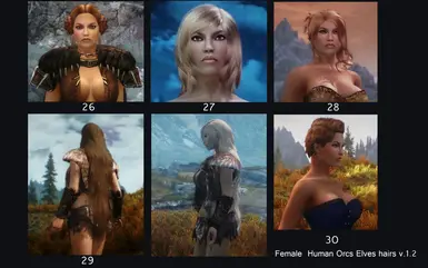 Hair chart Female hairs v_1_2