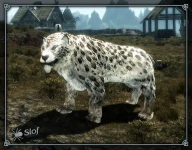 Snowy Panther Texture