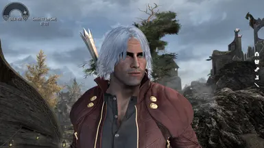 Physic hair in Dante suit pack