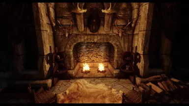 Fort Dawnguard - Barracks Fireplace