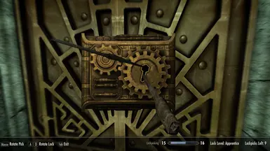 An Orcish Lockpick with Security Overhaul SKSE - Lock Variation's Dwemer Lock