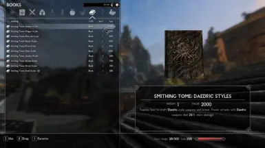 Smithing Tomes work just like Spell Tomes.