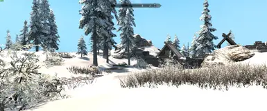 Dawnstar entrance - Spring - Nothing changes with exception of a dirt patch