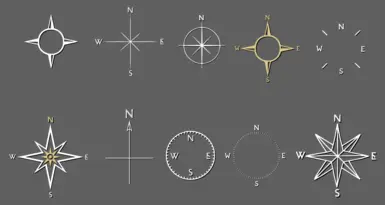 Some of the compass background options