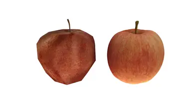 Red Apple Before After