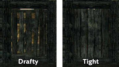 Drafty Doors vs. Tight Doors