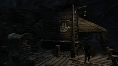 Solitude Docks at night