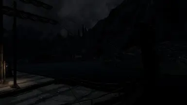 Solitude Docks at night