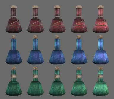 New Textures to Indicate Potion Quality