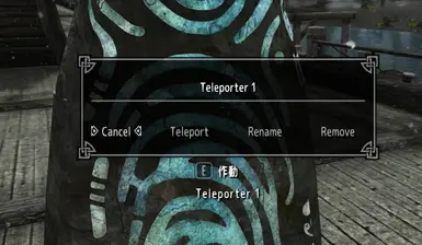 Activated Teleporter Menu(Ver.1.1)