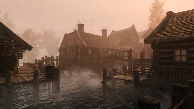 Early Morning Fog In Riften