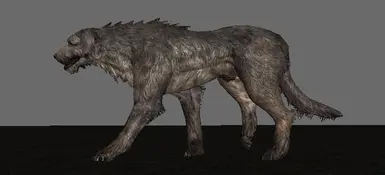 Honored hounds adjust jaw, head, neck and tail for a more aggressive appearance!