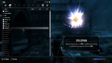 Spellsiphon scales with Magicka Regeneration