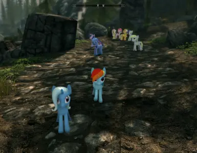 Skyrim My Little Pony Mod - companions - summons - mounts - etc.