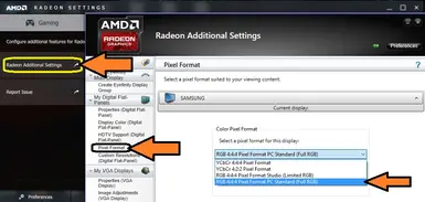 AMD Pixel Format