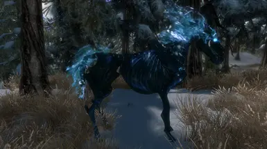 Better Arvak - Arvak Mesh Replacer (Blue Flaming Skeleton)