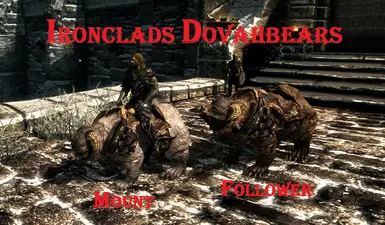 Armored Dovahbears mounts and followers