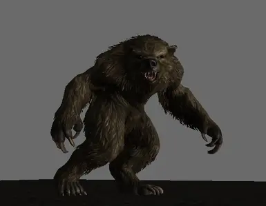 Vanilla Werebear (Cartoon-like proportions)