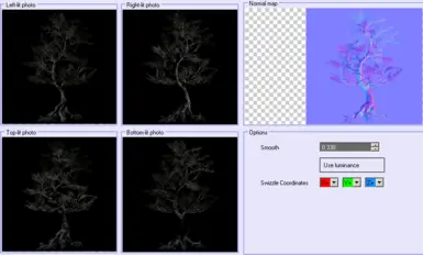 xNormal Tree Billboard Normal Map