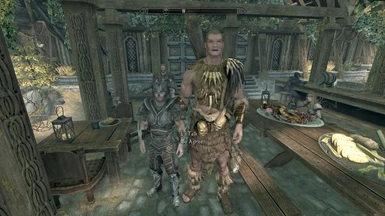 Bo Agrius standing next to the player character