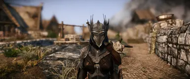 Improved closefaced helmets Add-on Female Orc