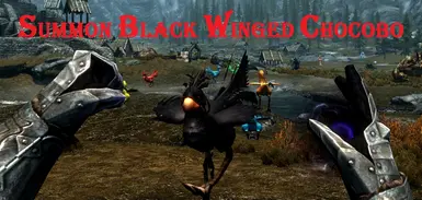 Summon Black winged Chocobo