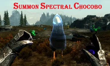 Summon spectral Chocobo