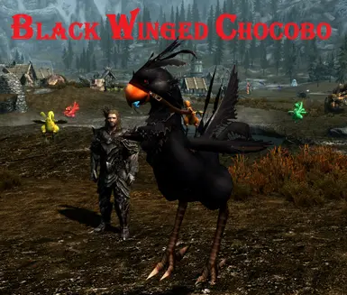 Black winged Chocobo