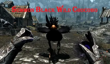 Summon Black wild Chocobo