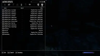 Dragonborn Powers - Active Effects