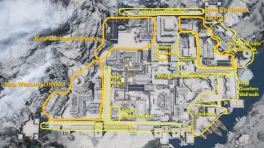 Overview of Expanded City - three new districts, restored arena structure, expanded market, new areas