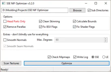 SSE NIF Optimizer