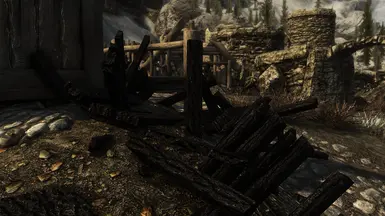 Helgen Burnt Rubble No Glow Option