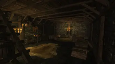 Farmhouse Interior - Lower Floor