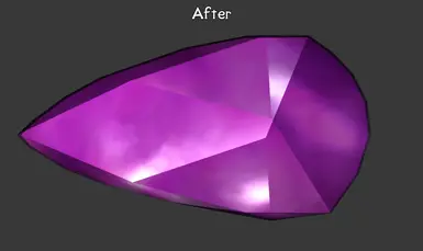 Created a Gem new texture instead of upscaling