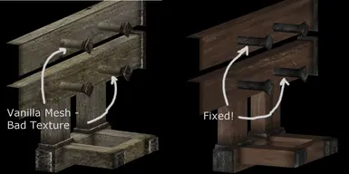 Bad mounting nail texture fixed