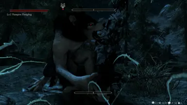 Mauling a Vampire in Werebeast Form