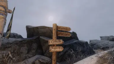 Winterhold Town Entrance Sign