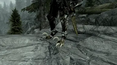 Ebony Boots Argonian