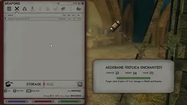 New Aeginsbane Replica can be craft at Replica Station