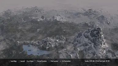 Skyrim: Custom Map Weather (Dawn)