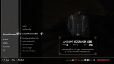 Special versions of the robe from the Creation are distributed but still rare