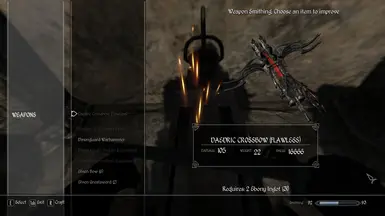 Tempering Daedric Crossbow