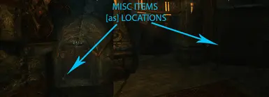 MISC items Location