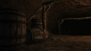 Barrel in mine