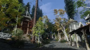 Blubbos Whiterun + additional more trees addon