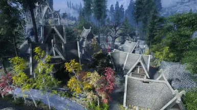 Blubbos Whiterun + additional more trees addon