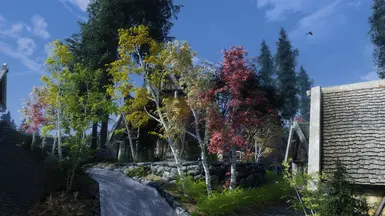 Blubbos Whiterun + additional more trees addon